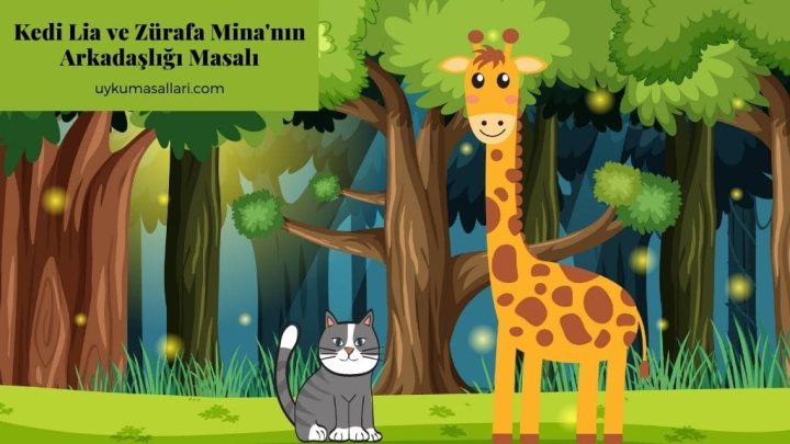 Kedi Lia ve Zürafa Mina’nın Arkadaşlığı Masalı