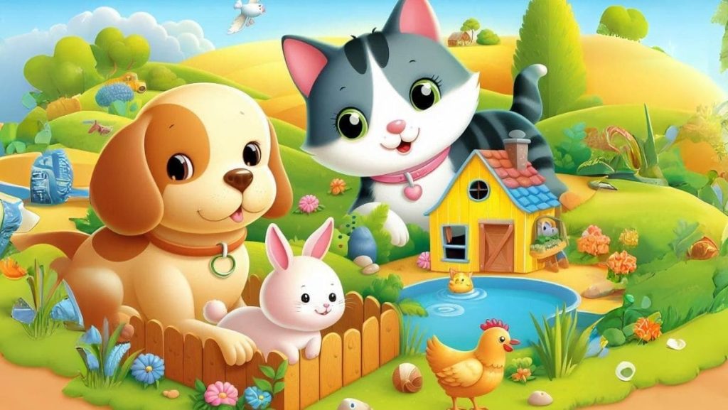 Kedi, Köpek ve Tavşan Masalı