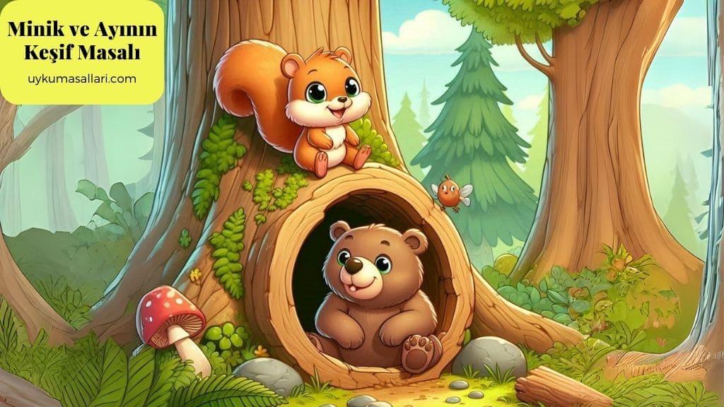 Minik ve Ayının Keşif Masalı Minik ve Ayının Keşif Masalı