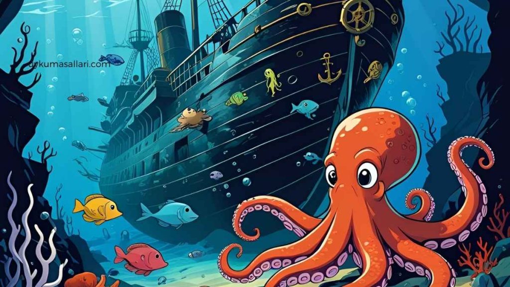 Deniz Altında Kitaplık Kuran Ahtapot Masalı Deniz Altında Kitaplık Kuran Ahtapot Masalı