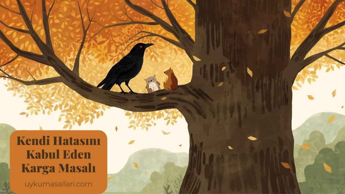 Kendi Hatasını Kabul Eden Karga Masalı Kendi Hatasını Kabul Eden Karga Masalı