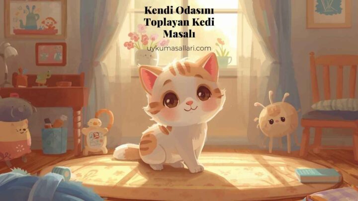 Kendi Odasını Toplayan Kedi Masalı