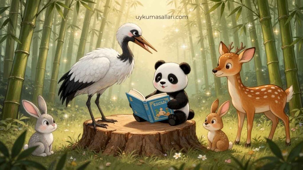 Kitapları Keşfeden Panda Masalı Kitapları Keşfeden Panda Masalı
