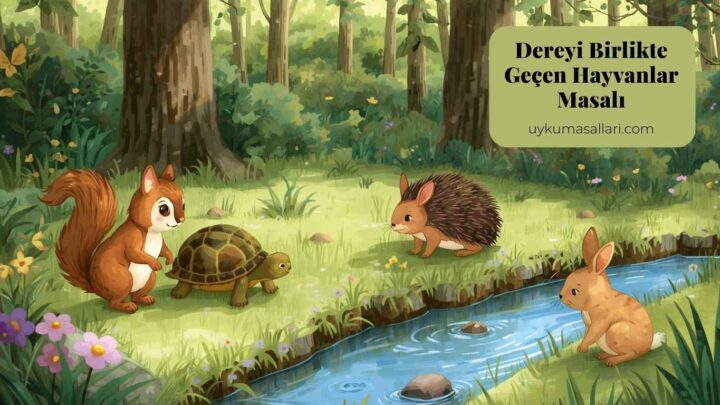 Dereyi Birlikte Geçen Hayvanlar Masalı
