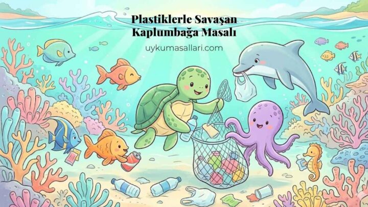 Plastiklerle Savaşan Kaplumbağa Masalı