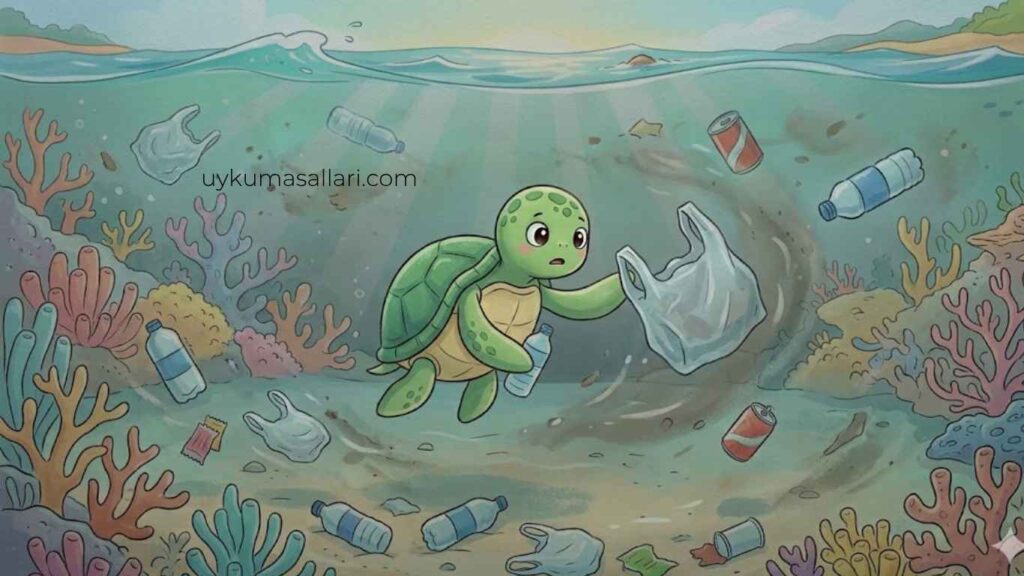 Plastiklerle Savaşan Kaplumbağa Masalı Plastiklerle Savaşan Kaplumbağa Masalı