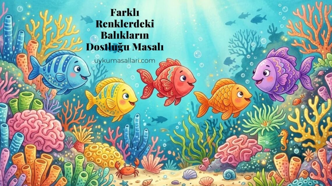 Farklı Renklerdeki Balıkların Dostluğu Masalı Farklı Renklerdeki Balıkların Dostluğu Masalı