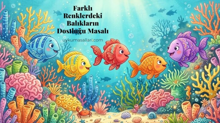 Farklı Renklerdeki Balıkların Dostluğu Masalı