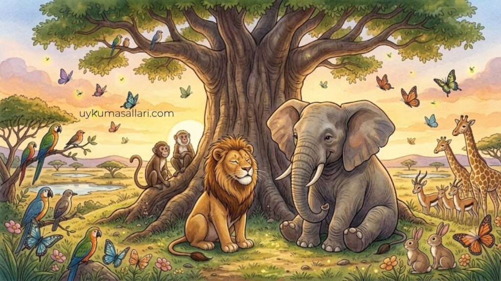 Kükremeden Önce Düşünen Aslan Masalı Kükremeden Önce Düşünen Aslan Masalı