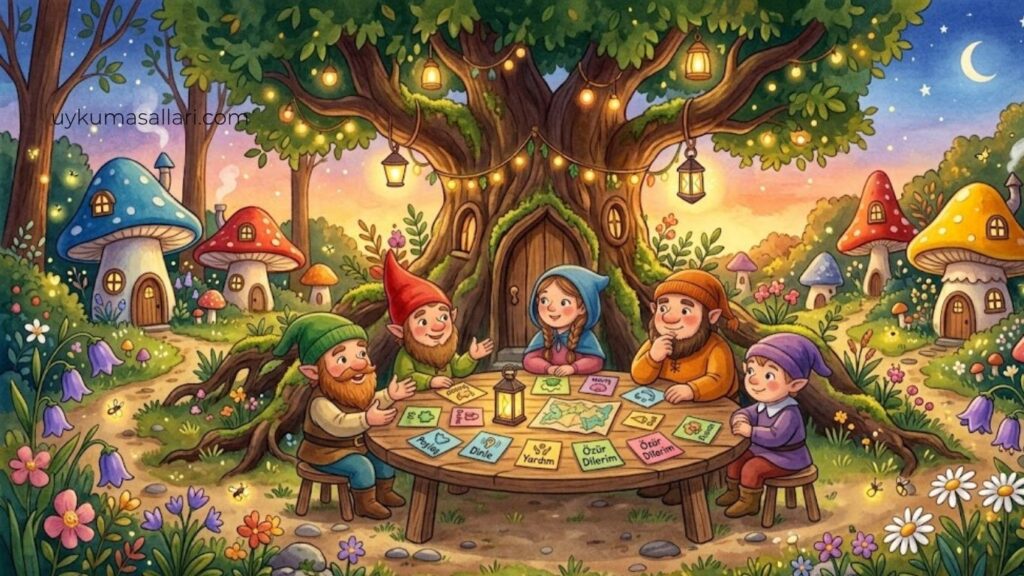 Tartışmayı Çözmeyi Öğrenen Cüceler Masalı Tartışmayı Çözmeyi Öğrenen Cüceler Masalı