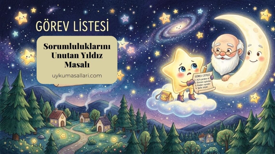 Sorumluluklarını Unutan Yıldız Masalı Sorumluluklarını Unutan Yıldız Masalı