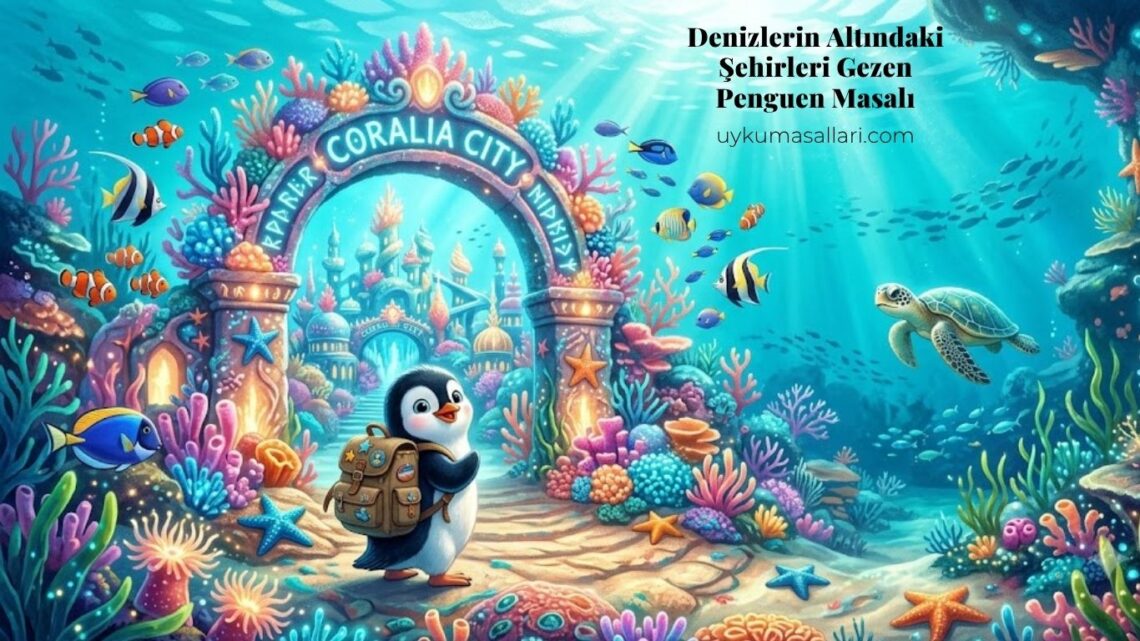 Denizlerin Altındaki Şehirleri Gezen Penguen Masalı Denizlerin Altındaki Şehirleri Gezen Penguen Masalı