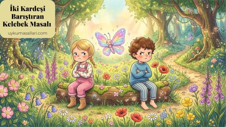 İki Kardeşi Barıştıran Kelebek Masalı