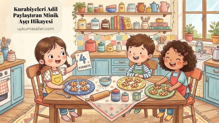 Kurabiyeleri Adil Paylaştıran Minik Aşçı Hikayesi