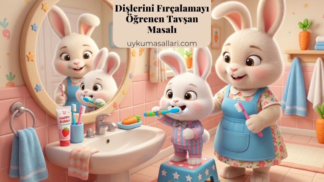 Dişlerini Fırçalamayı Öğrenen Tavşan Masalı Dişlerini Fırçalamayı Öğrenen Tavşan Masalı