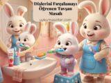Dişlerini Fırçalamayı Öğrenen Tavşan Masalı