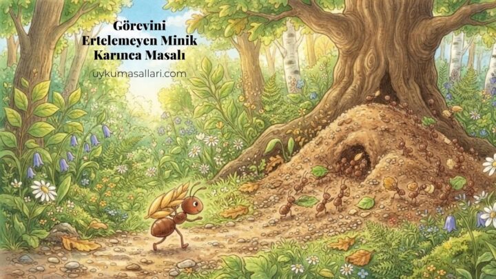 Görevini Ertelemeyen Minik Karınca Masalı